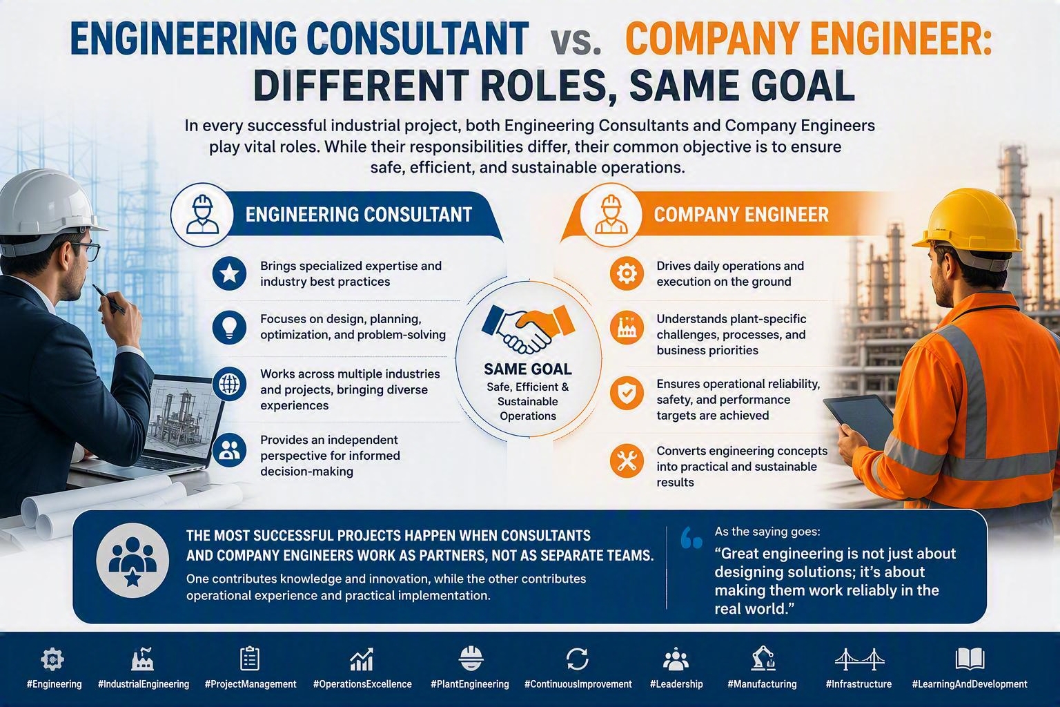 Engineering Consultant vs. Company Engineer